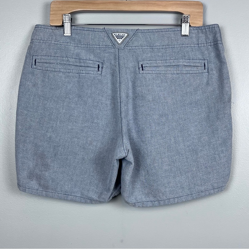 Columbia Women's PFG 100% Cotton Solar Fade Shorts FL4525 Size 12, Lightweight - Picture 3 of 12